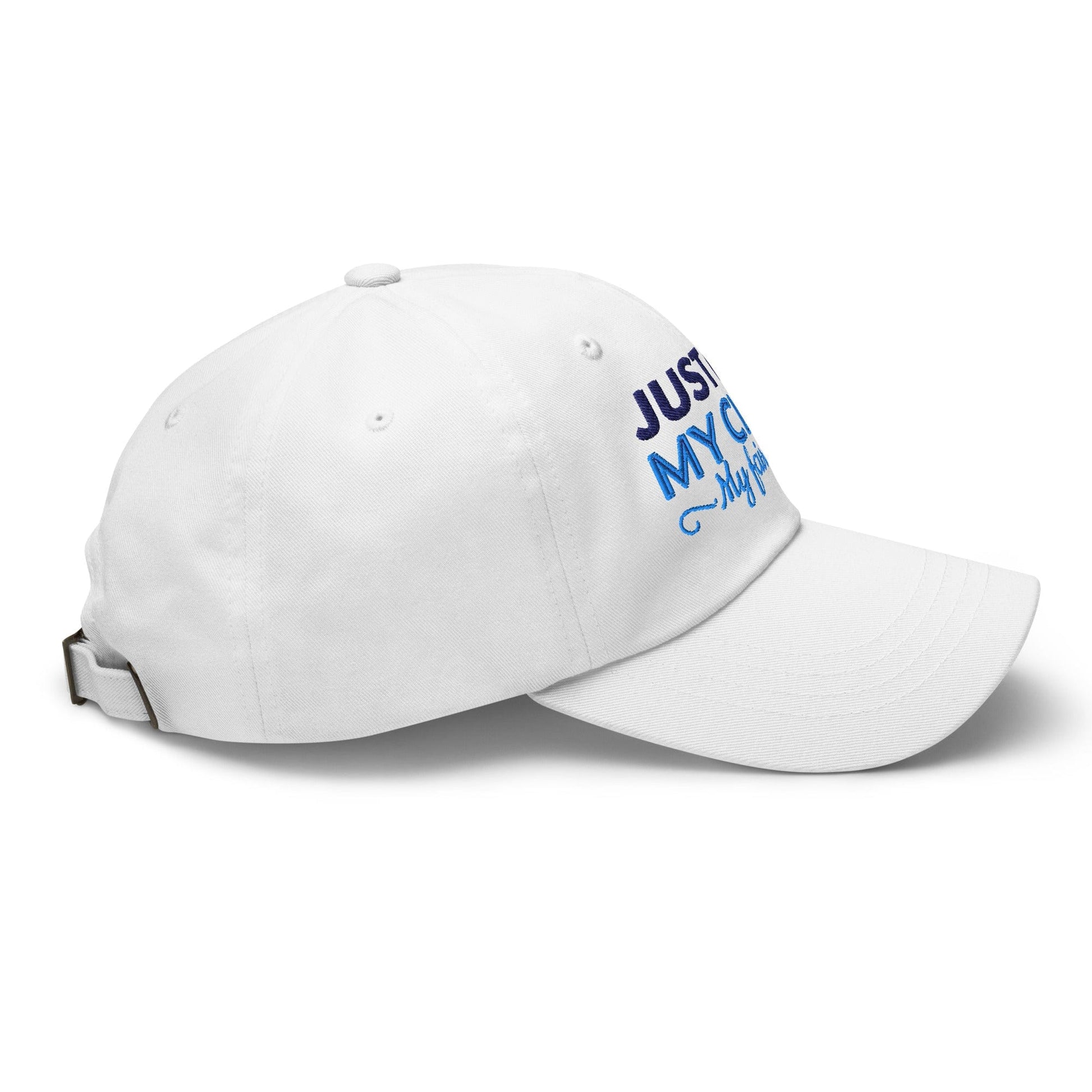 Just Me My Clubs My Fairway Engaging Embroidered Golf Cap - Funny Golf Tee by Swing Epic