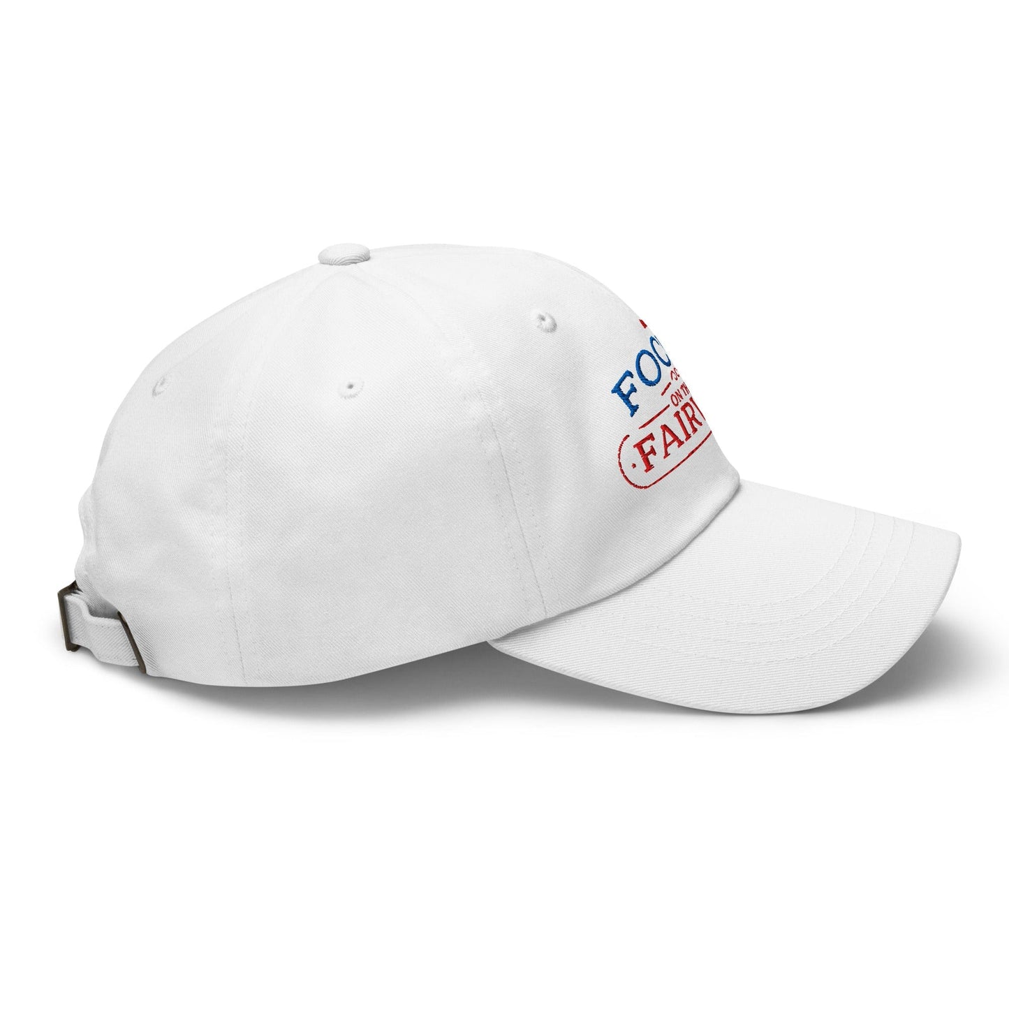 Focus on the Fairway Flag Embroidered Golf Cap - Funny Golf Tee by Swing Epic
