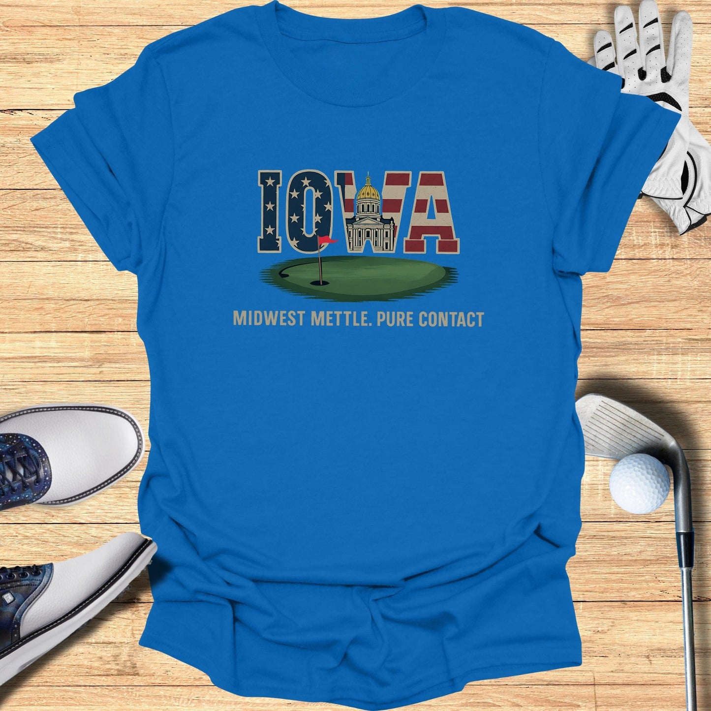 Iowa Golf T-Shirt - Funny Golf Tee by Swing Epic