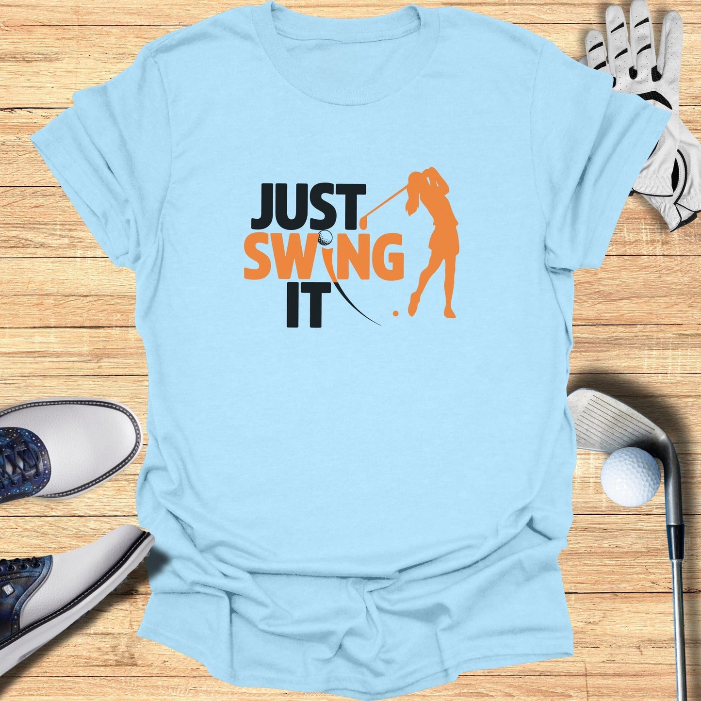 Just Swing It T-Shirt - Funny Golf Tee by Swing Epic