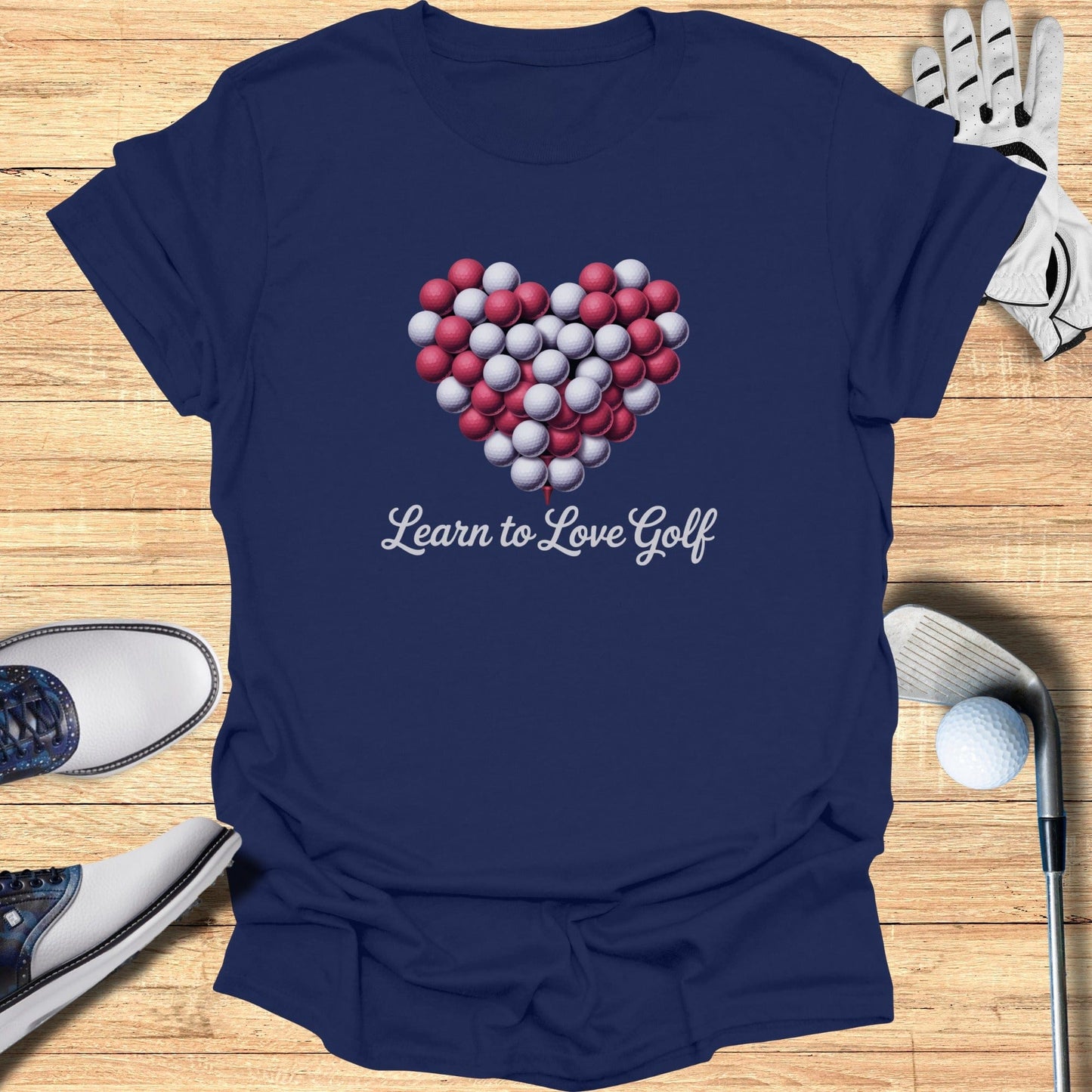 Learn to Love Golf T-Shirt - Funny Golf Tee by Swing Epic