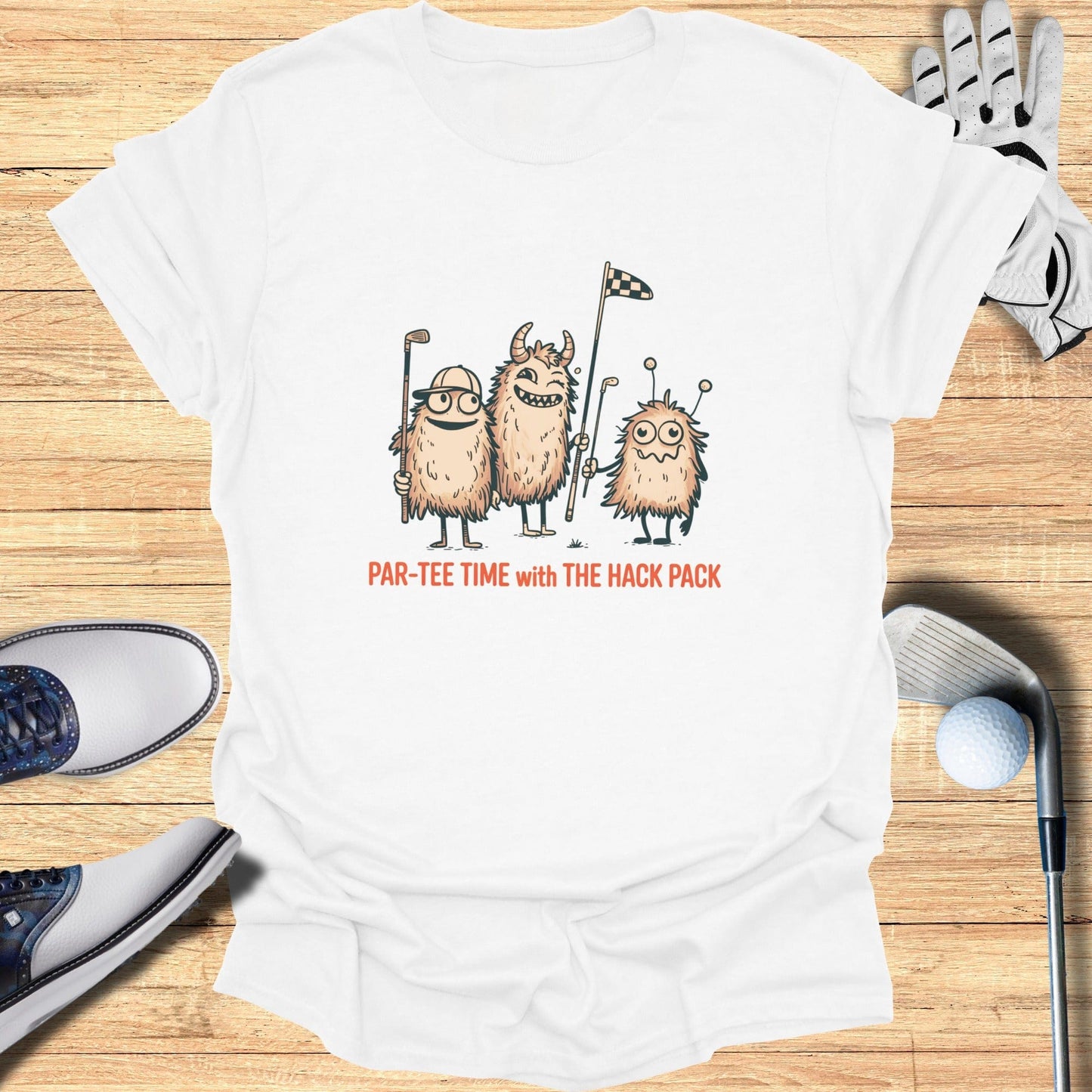 Par-Tee with the Hack Pack T-Shirt - Funny Golf Tee by Swing Epic