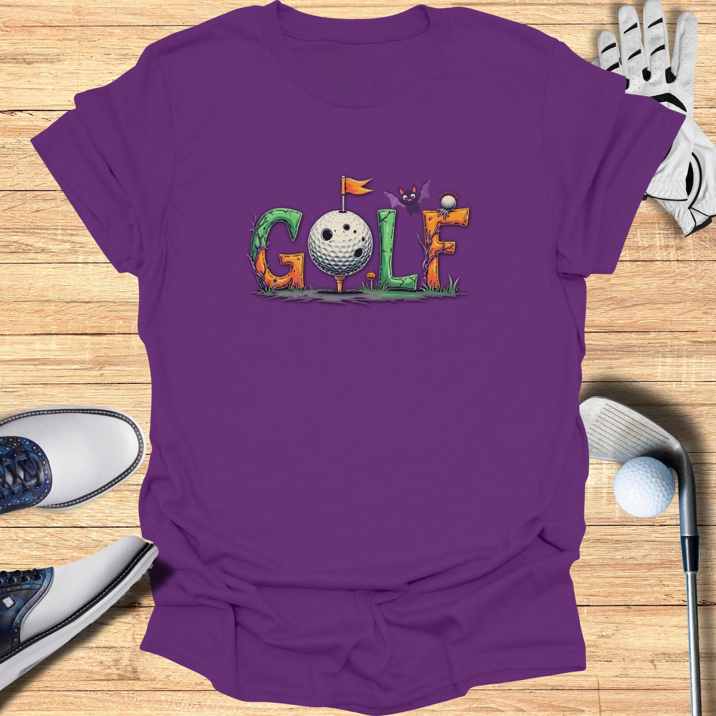 Fun and Colorful Golf Themed T-Shirt product type