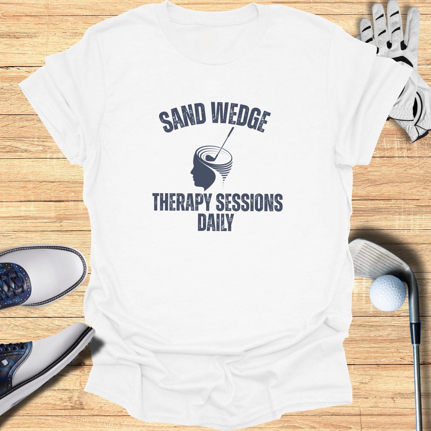 Sand Wedge Therapy T-Shirt - Funny Golf Tee by Swing Epic