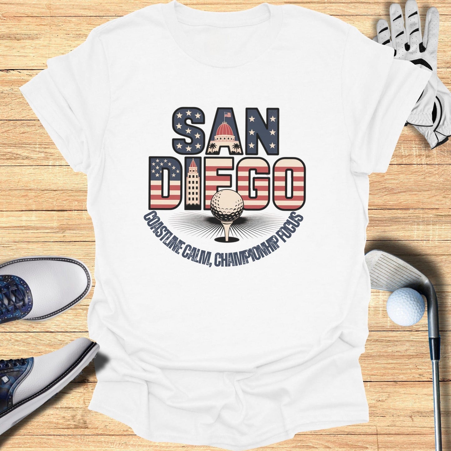 San Diego Golf T-Shirt - Funny Golf Tee by Swing Epic