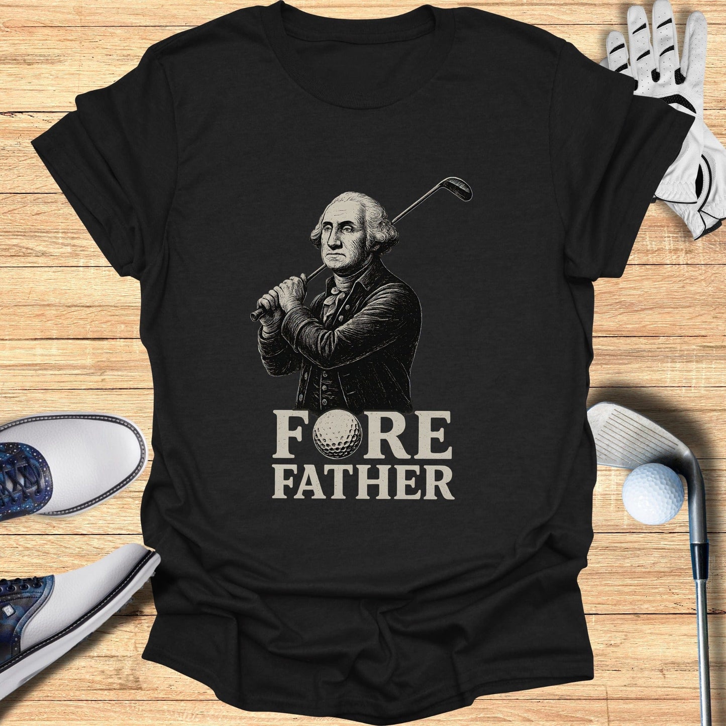 Fore Father T-Shirt - Funny Golf Tee by Swing Epic