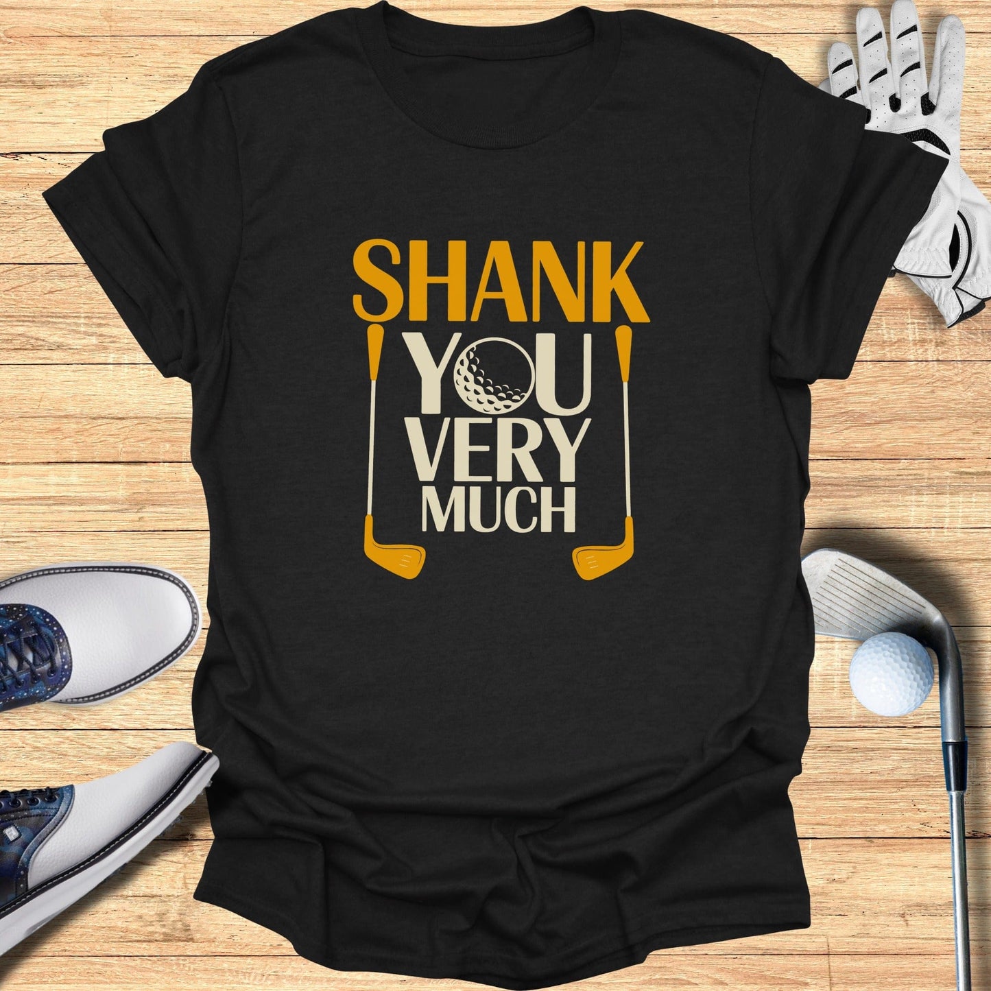 Shank You Very Much T-Shirt - Funny Golf Tee by Swing Epic