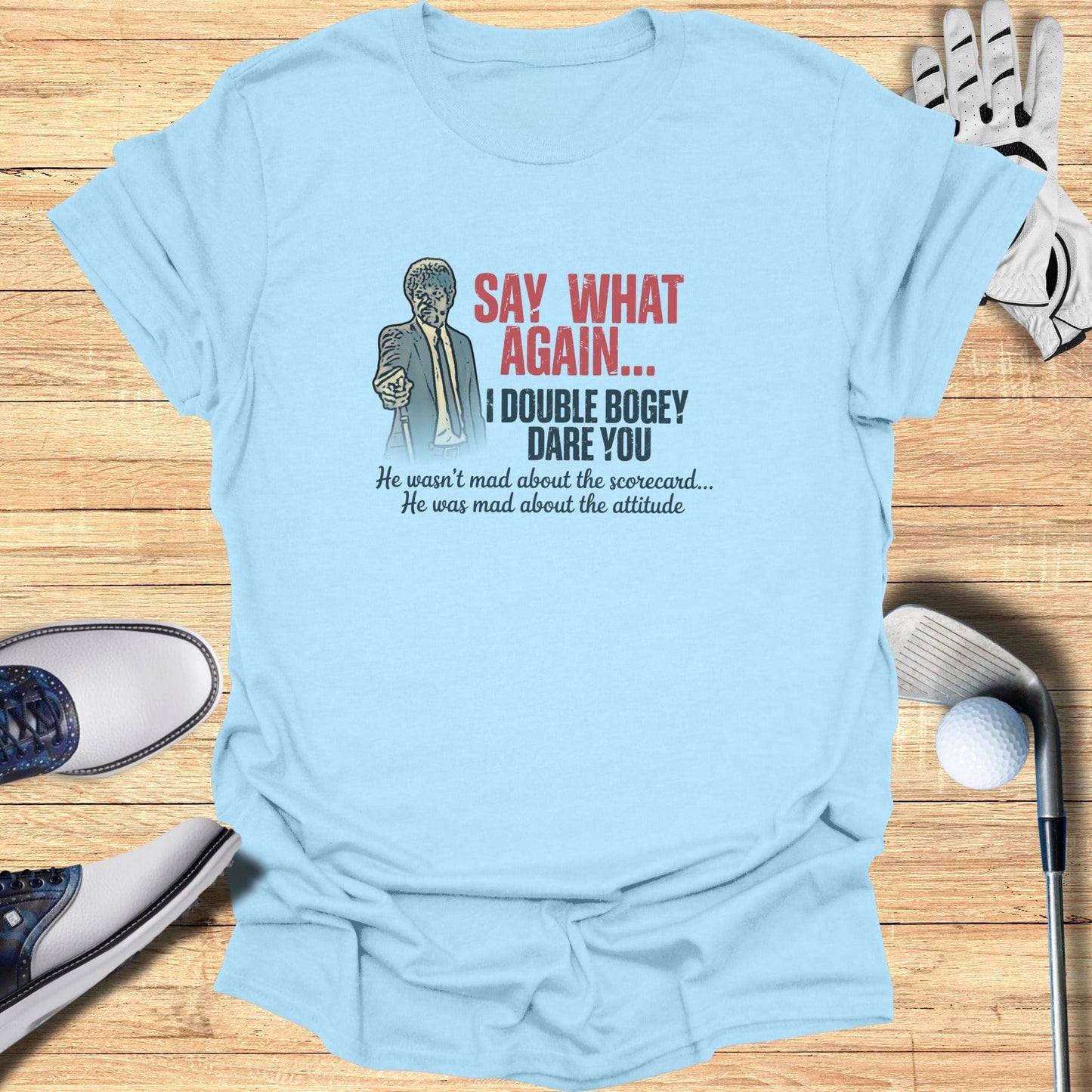 Double Bogey Dare You T-Shirt - Funny Golf Tee by Swing Epic
