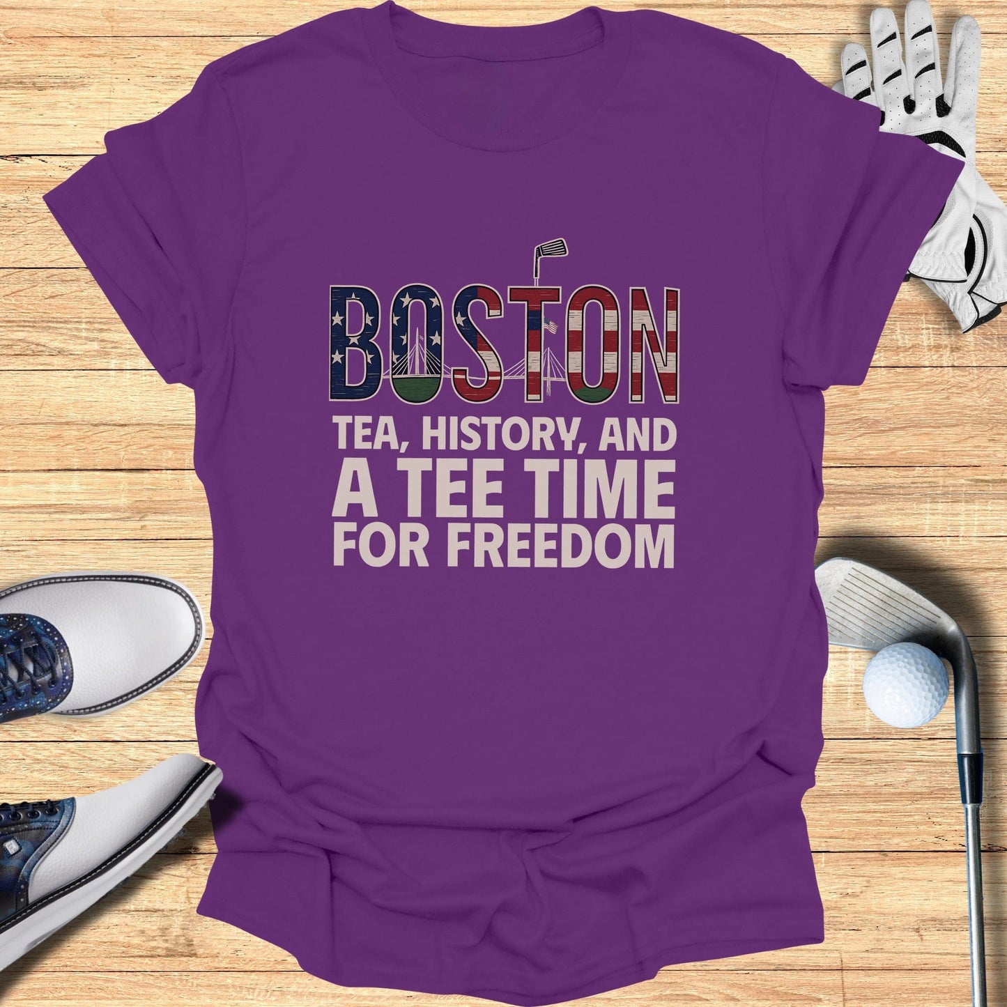 Boston Golf T-Shirt - Funny Golf Tee by Swing Epic