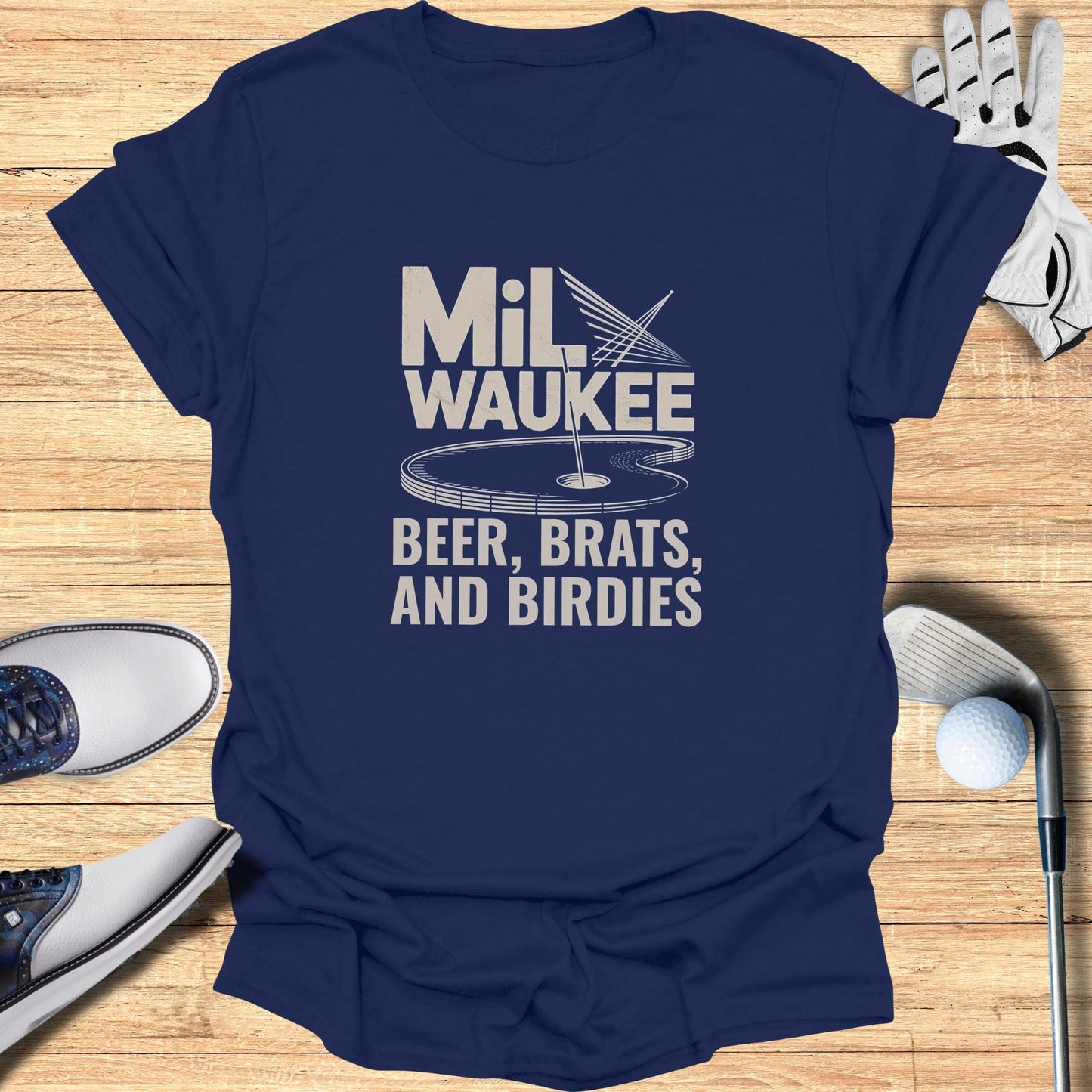 Milwaukee Golf T-Shirt - Funny Golf Tee by Swing Epic