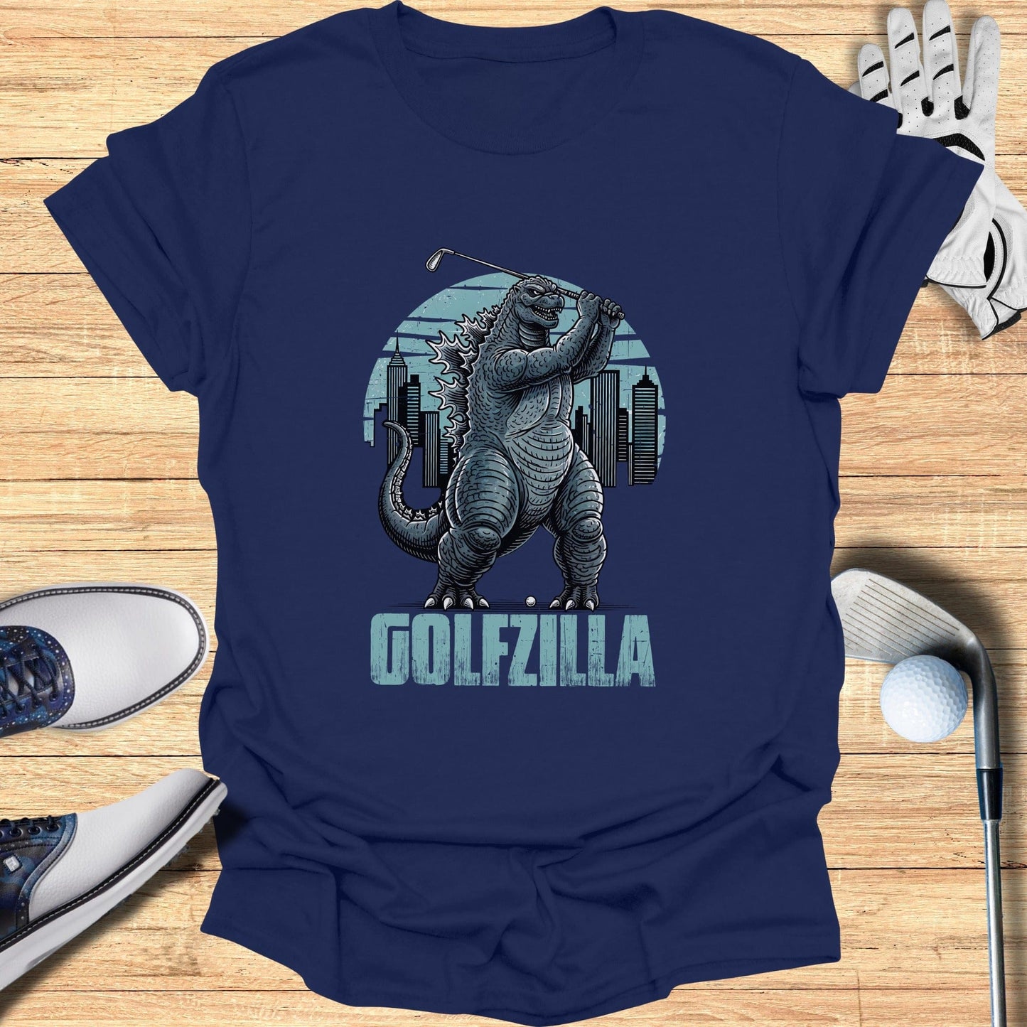 Golfzilla Graphic Tee Perfect for Golf Enthusiasts