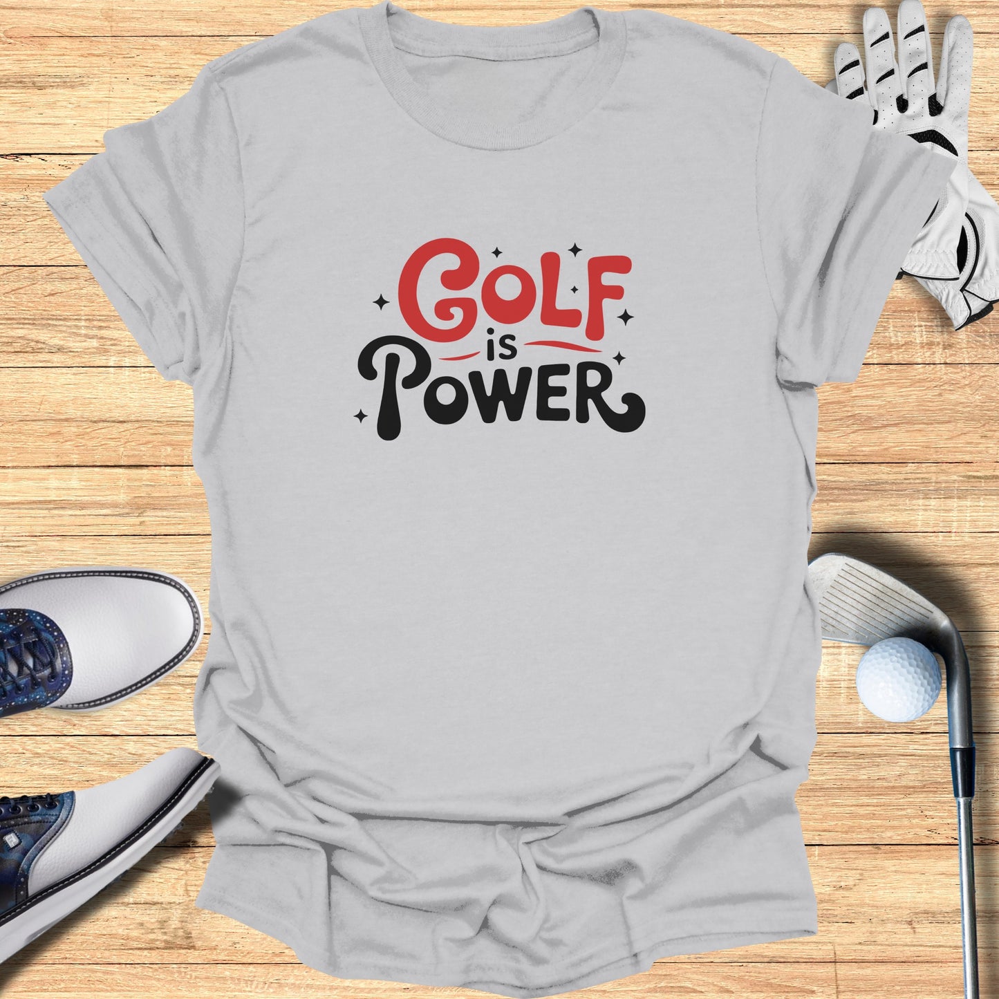 Golf is Power Graphic T-Shirt product type