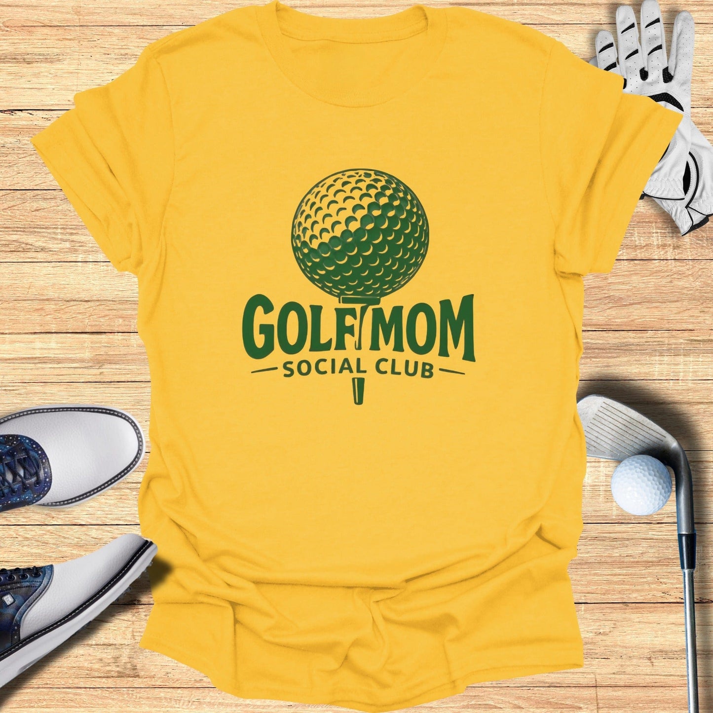 Golf Mom Social Club T-Shirt - Funny Golf Tee by Swing Epic
