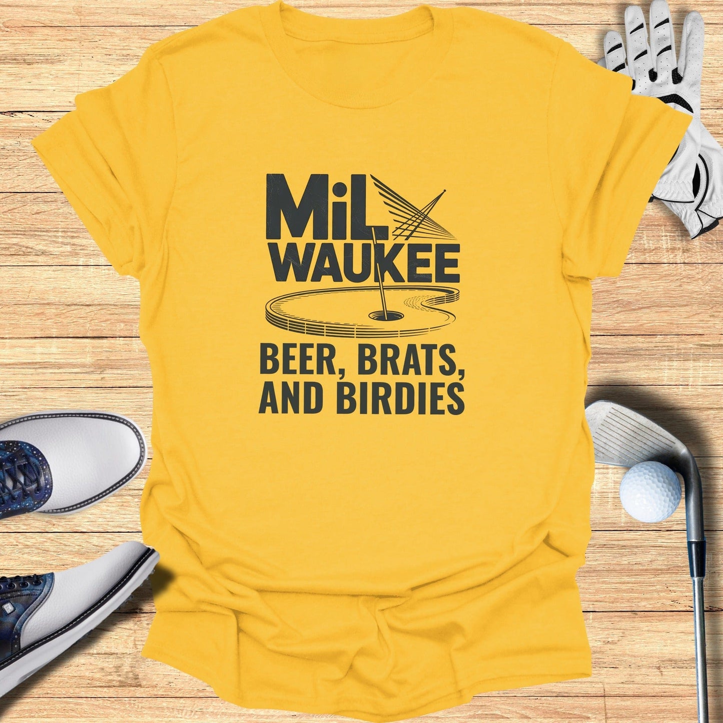 Milwaukee Golf T-Shirt - Funny Golf Tee by Swing Epic