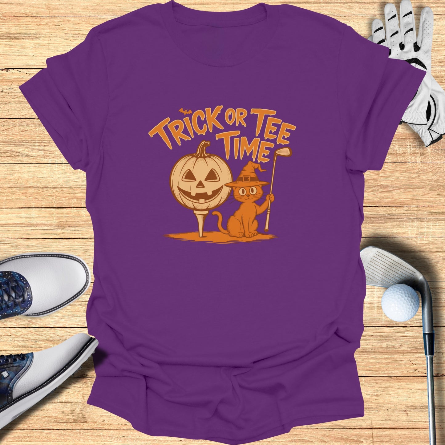 Trick or Tee Time Halloween Themed T-shirt product