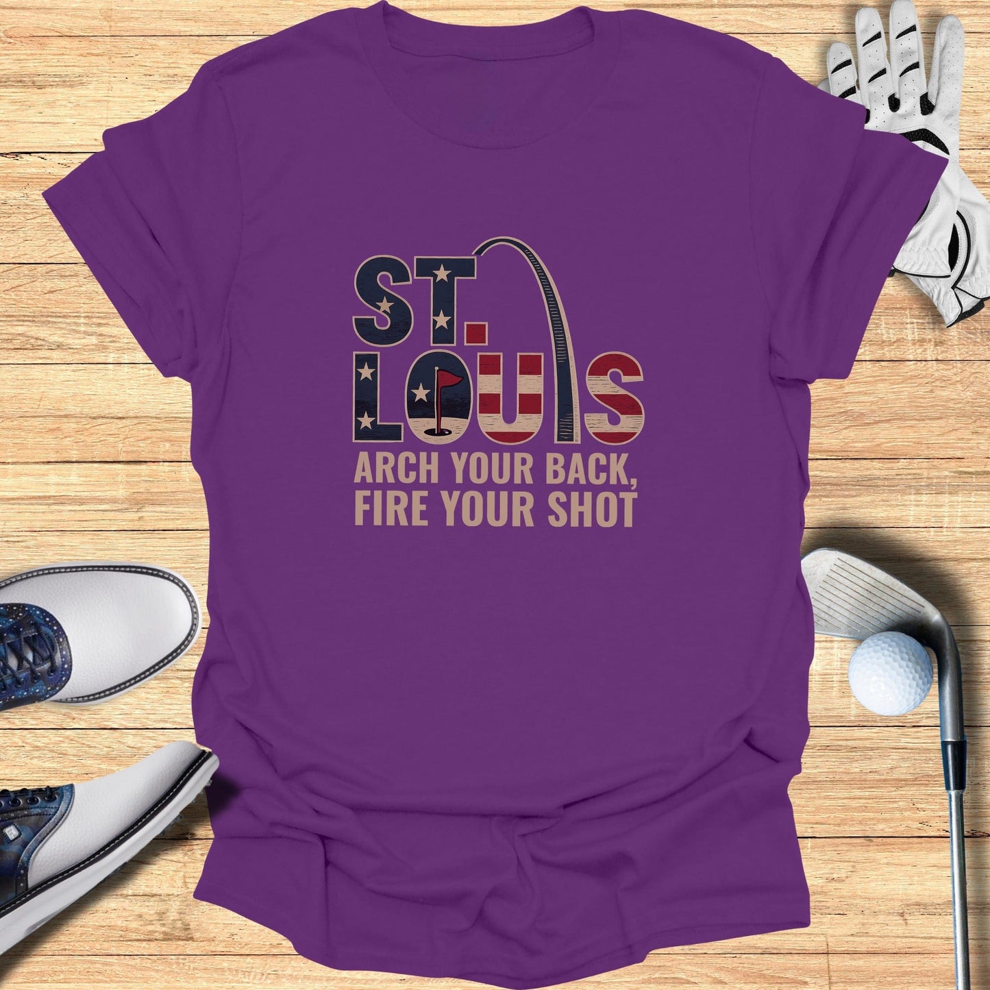St. Louis Golf T-Shirt - Funny Golf Tee by Swing Epic