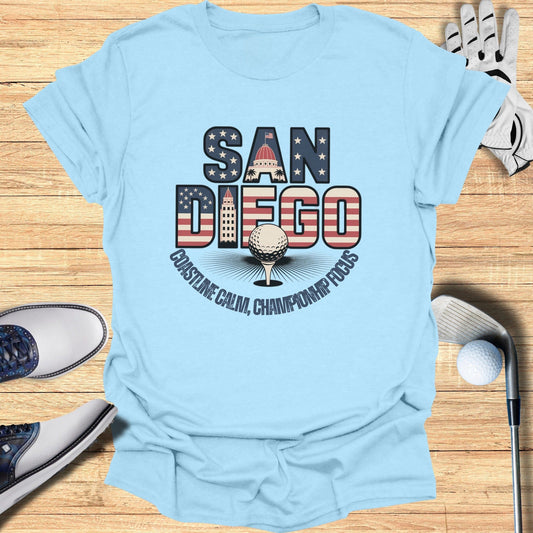 San Diego Golf T-Shirt - Funny Golf Tee by Swing Epic