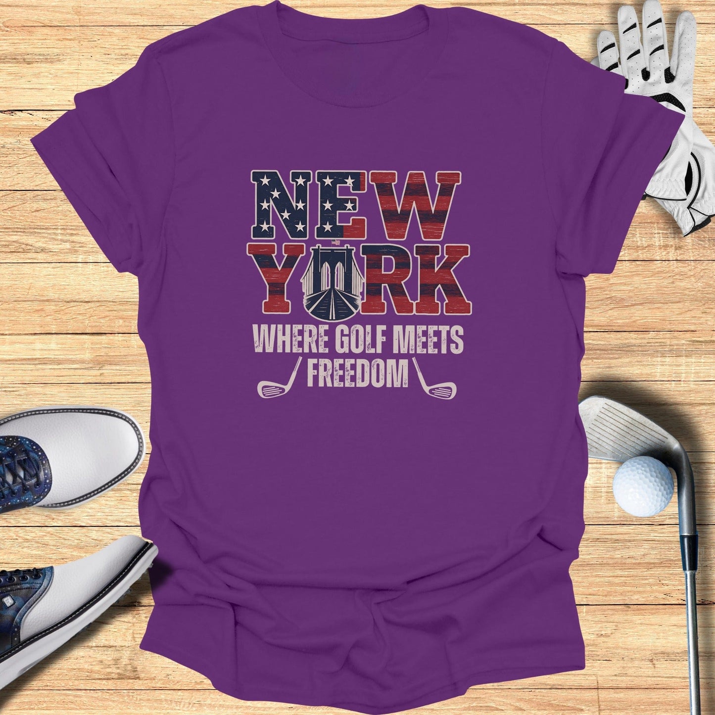 New York City T-Shirt - Funny Golf Tee by Swing Epic