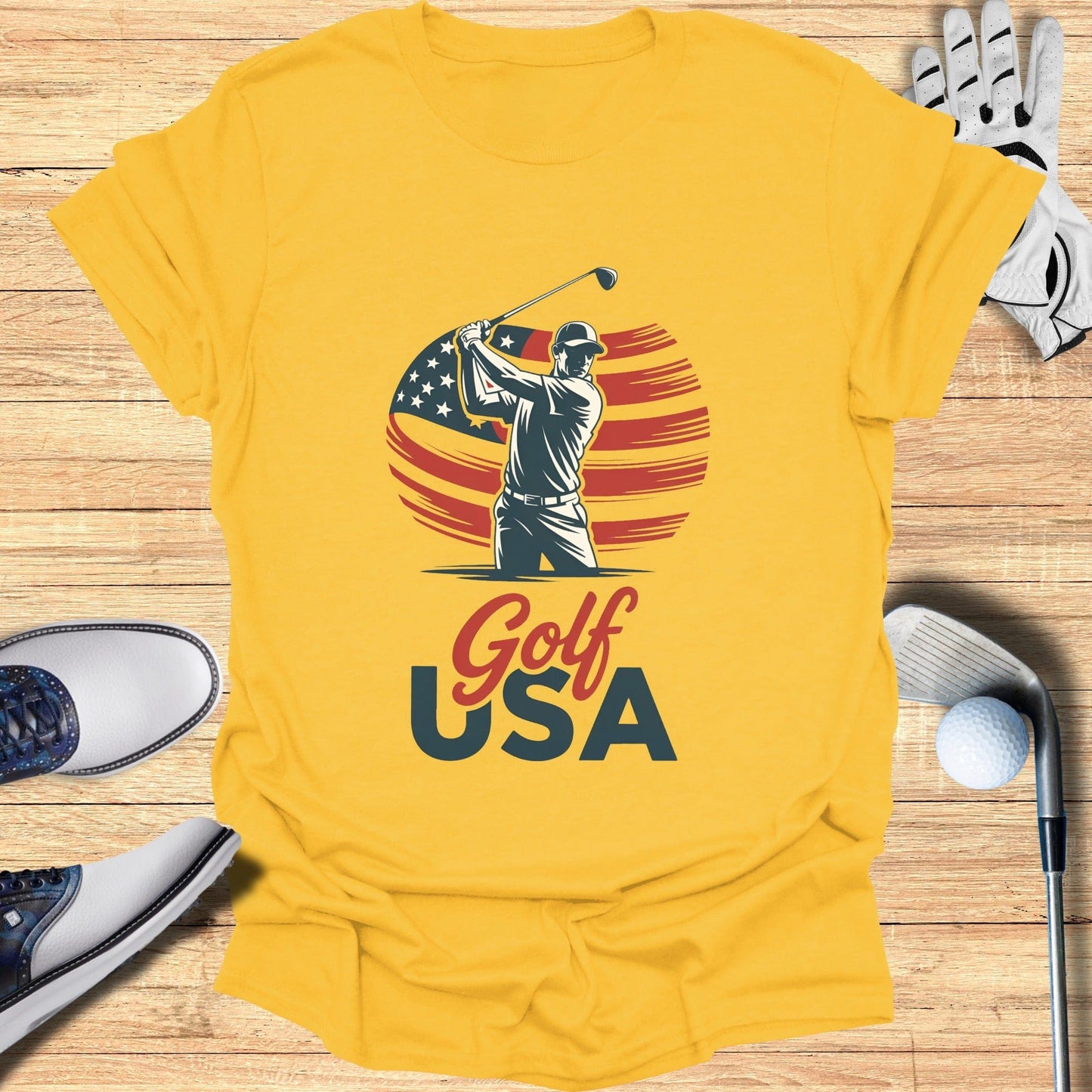Golf USA T-Shirt - Funny Golf Tee by Swing Epic