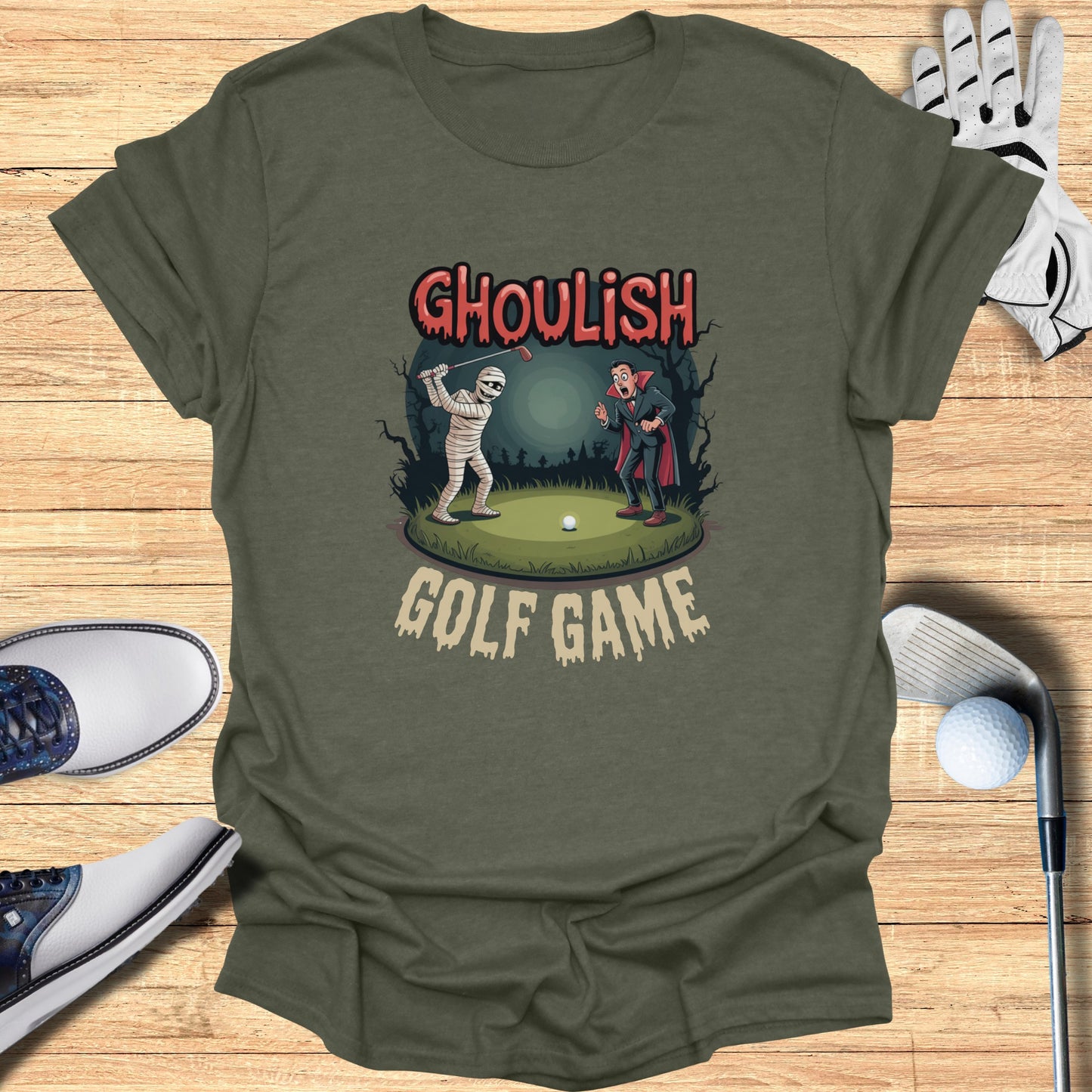 Ghoulish Golf Game T-Shirt