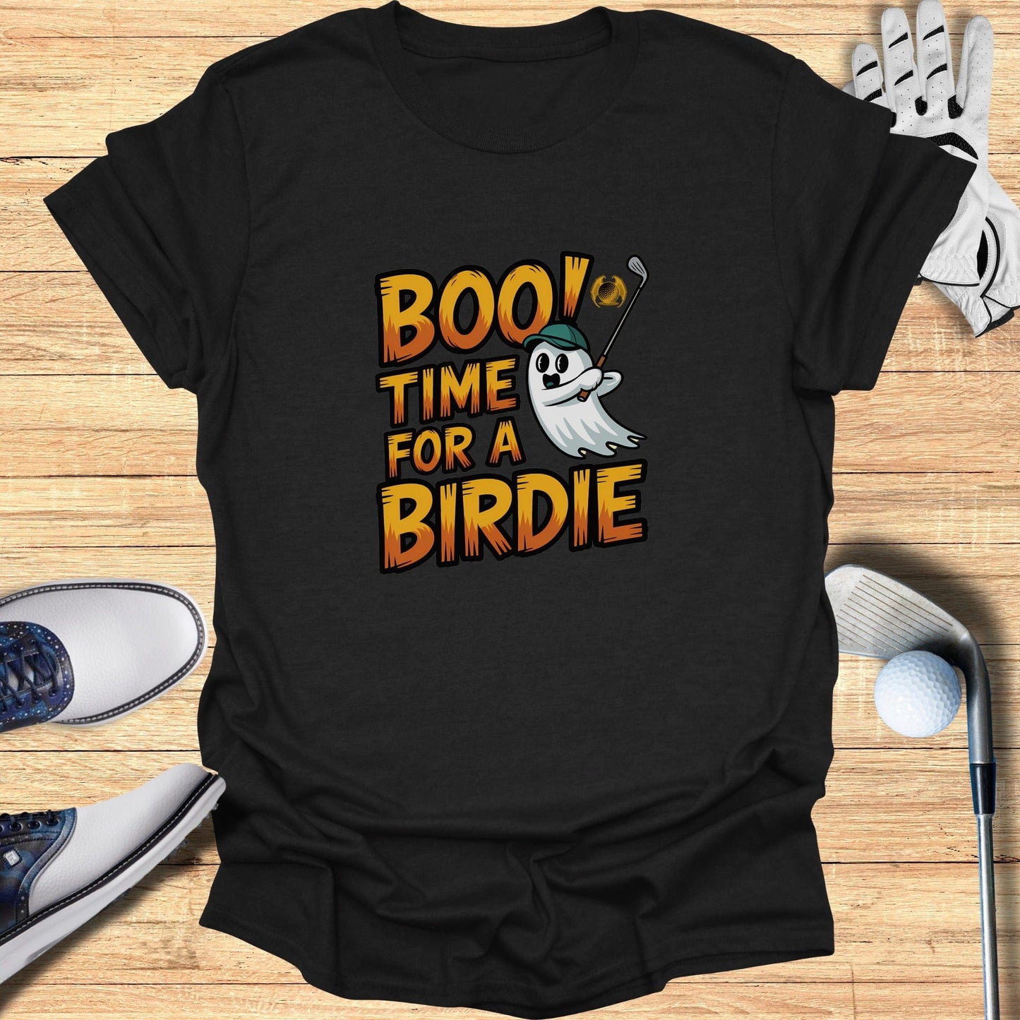 Boo Time for a Birdie T-Shirt - Funny Golf Tee by Swing Epic