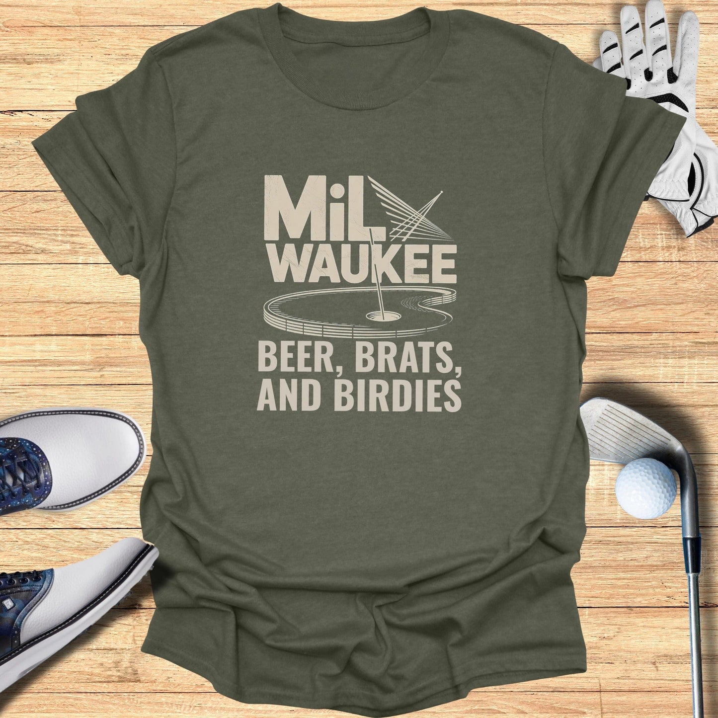 Milwaukee Golf T-Shirt - Funny Golf Tee by Swing Epic