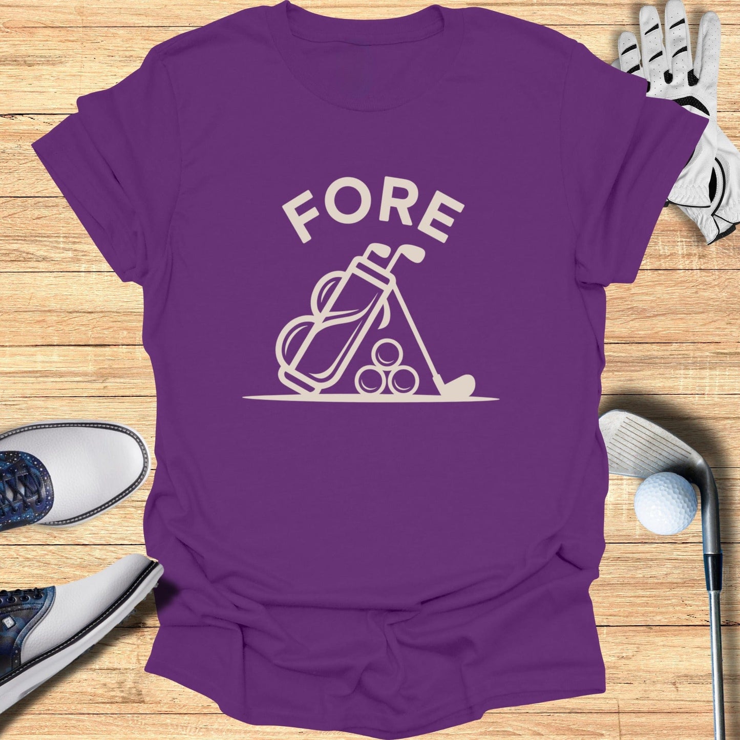 Fore Bag Life T-Shirt - Funny Golf Tee by Swing Epic