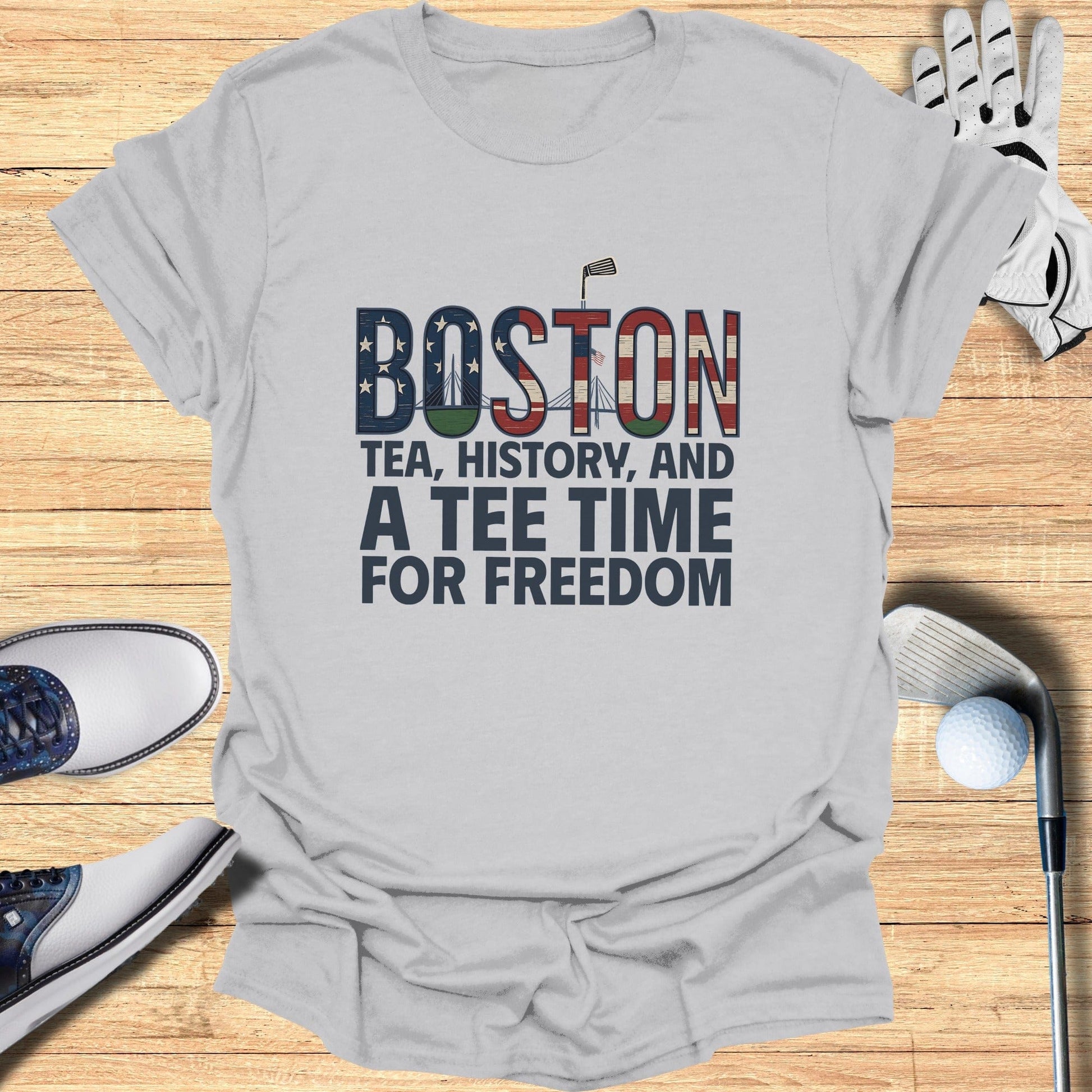 Boston Golf T-Shirt - Funny Golf Tee by Swing Epic