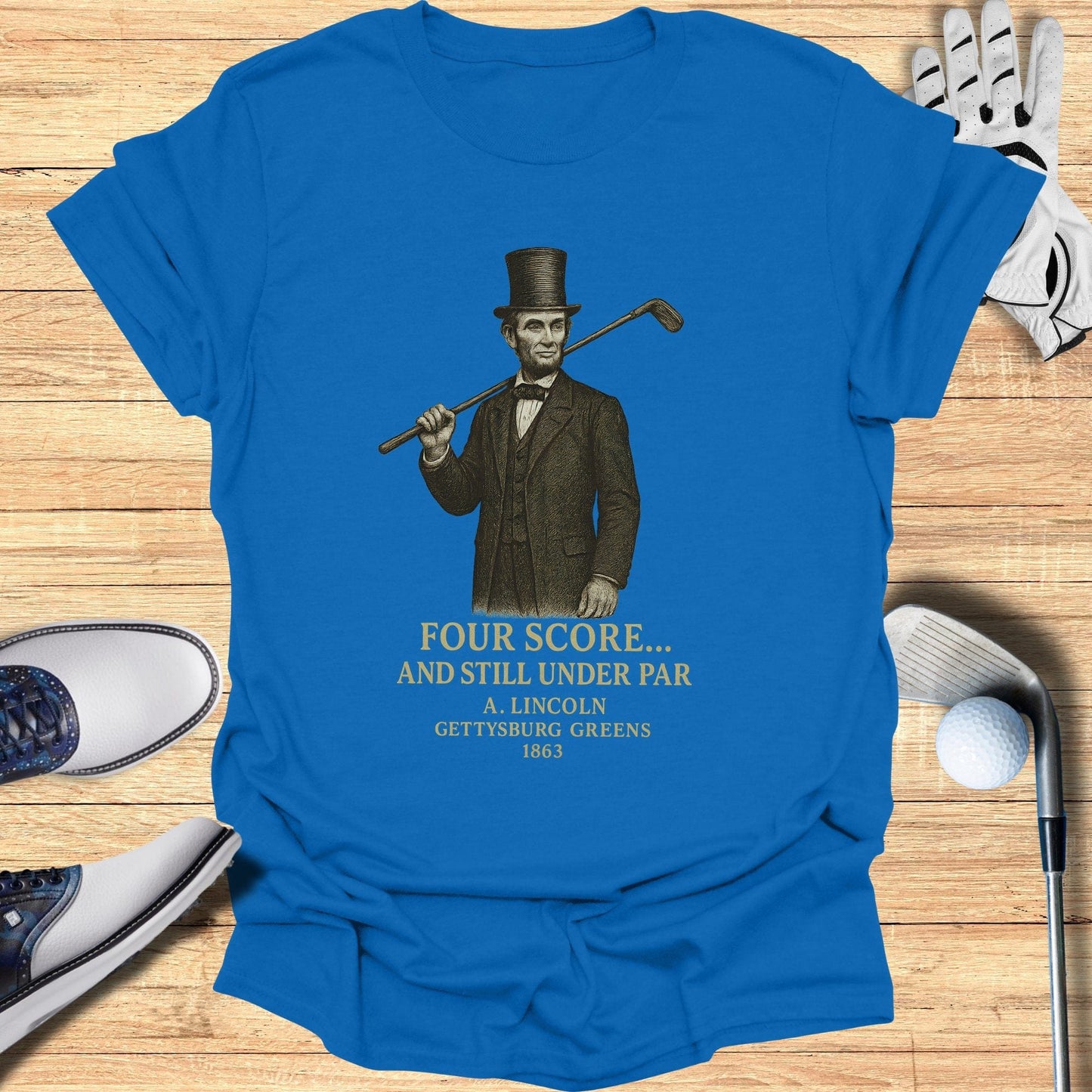 Four Score T-Shirt - Funny Golf Tee by Swing Epic