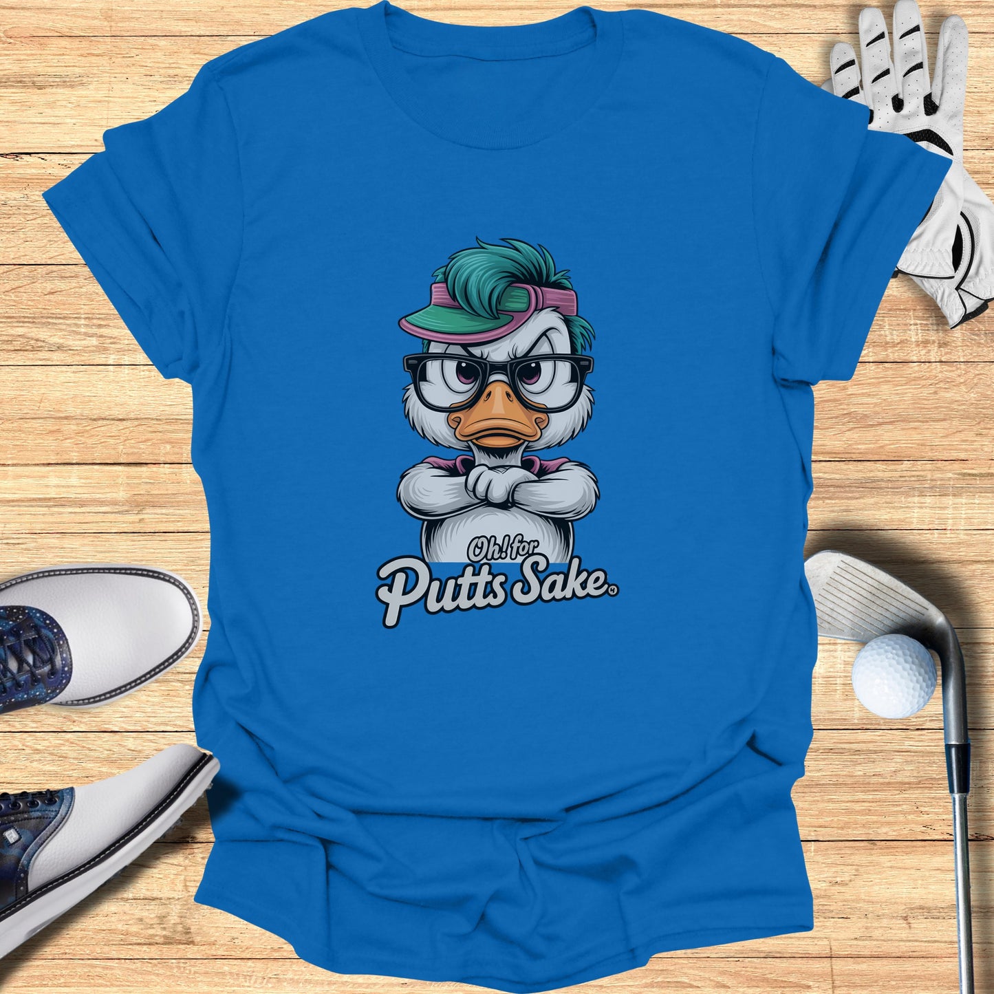 For Putts Sake T-Shirt - Funny Golf Tee by Swing Epic