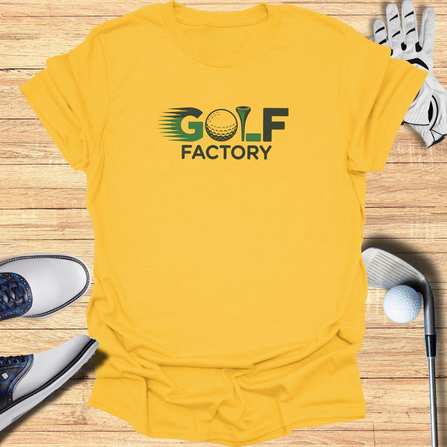 Golf Factory T-Shirt - Funny Golf Tee by Swing Epic