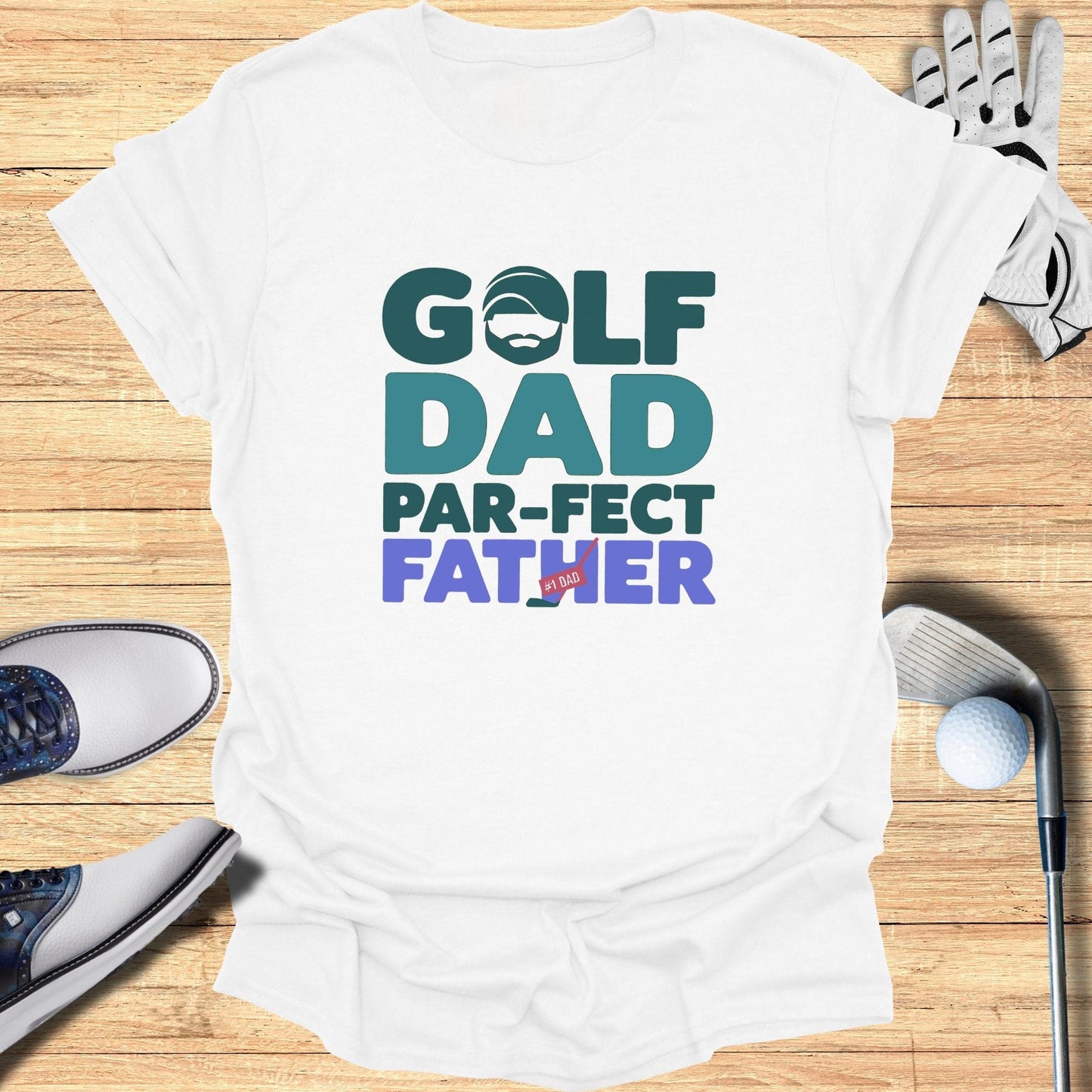 Golf Dad Par-fect Father TShirt - Funny Golf Tee by Swing Epic
