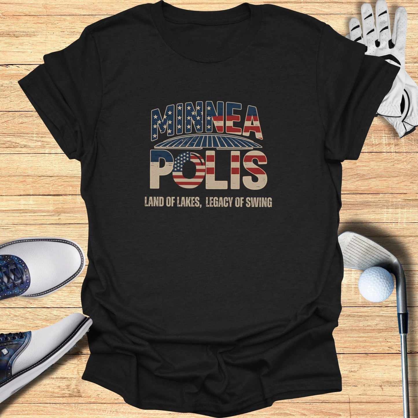 Minneapolis Golf T-Shirt - Funny Golf Tee by Swing Epic