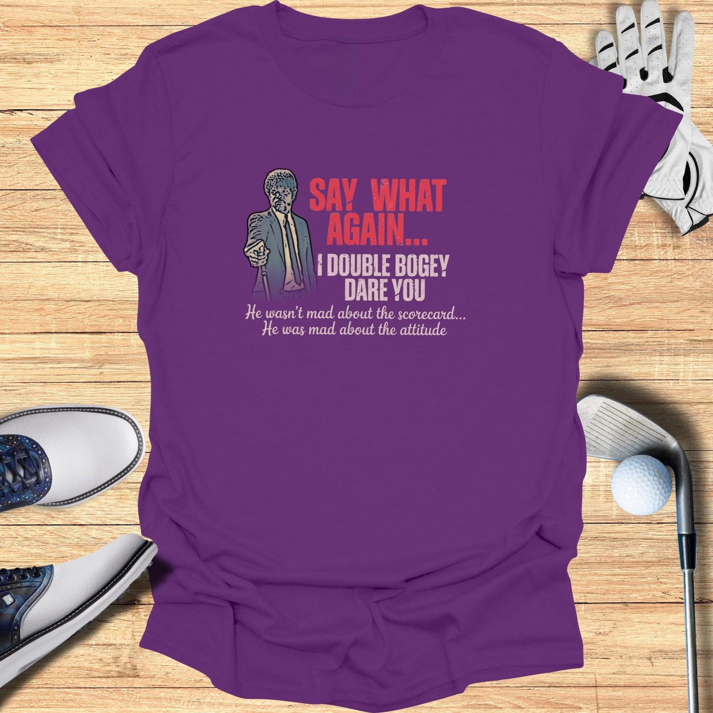 Double Bogey Dare You T-Shirt - Funny Golf Tee by Swing Epic