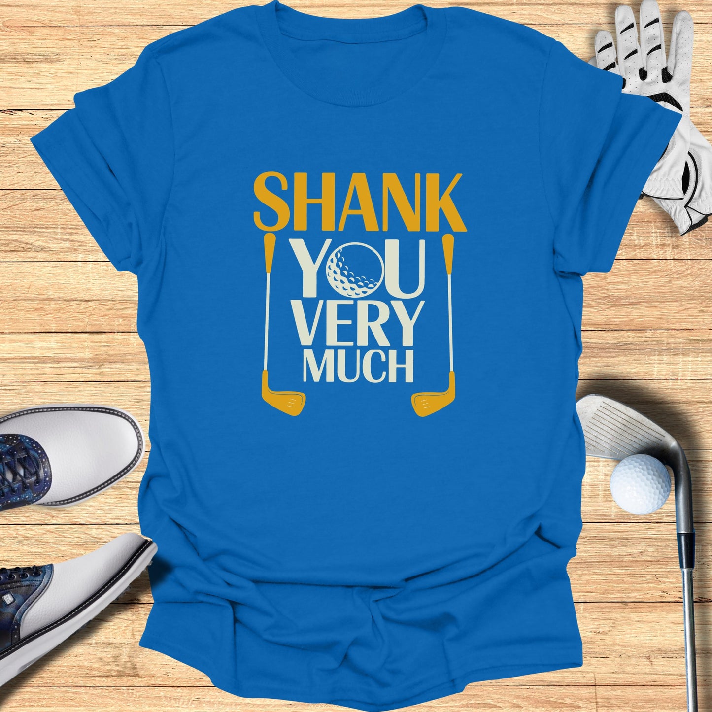 Shank You Very Much Golf Clubs Themed Shirt product