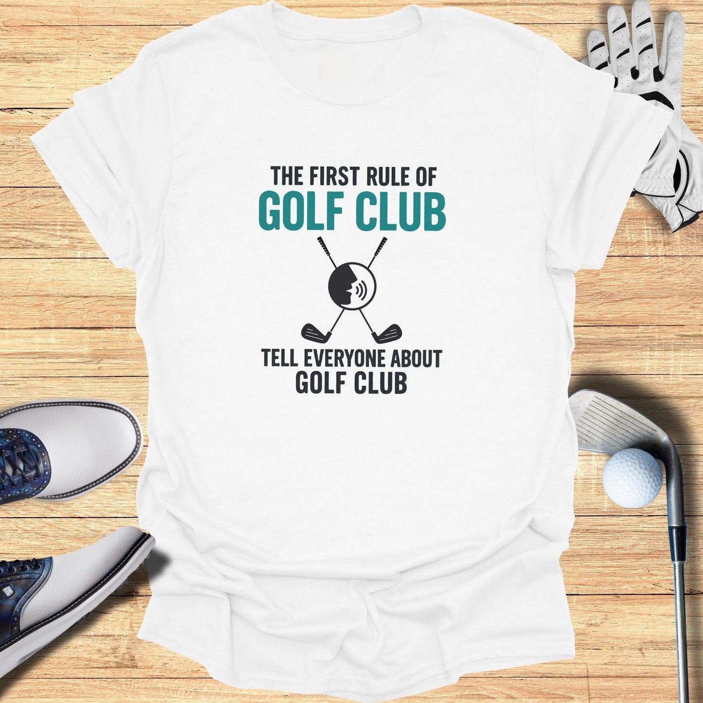 First Rule of Golf Club T-Shirt - Funny Golf Tee by Swing Epic