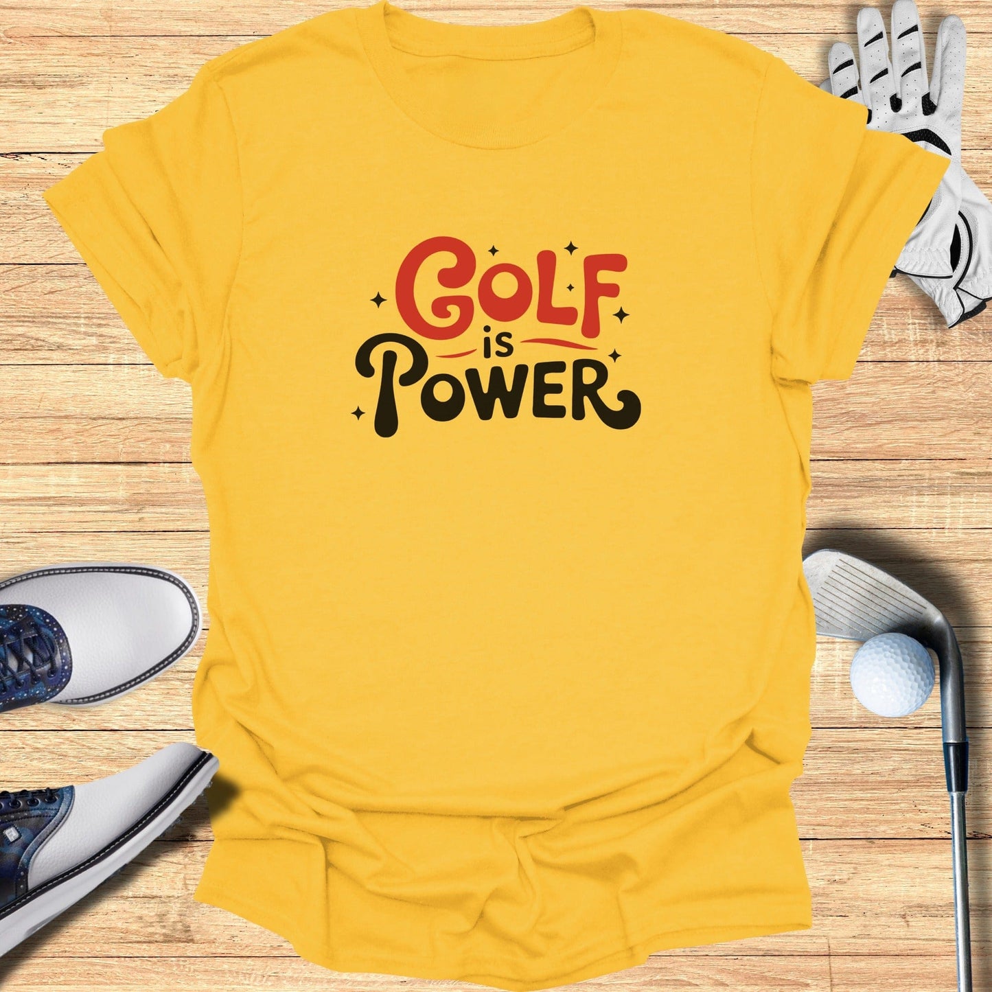 Golf Is Power T-Shirt - Funny Golf Tee by Swing Epic