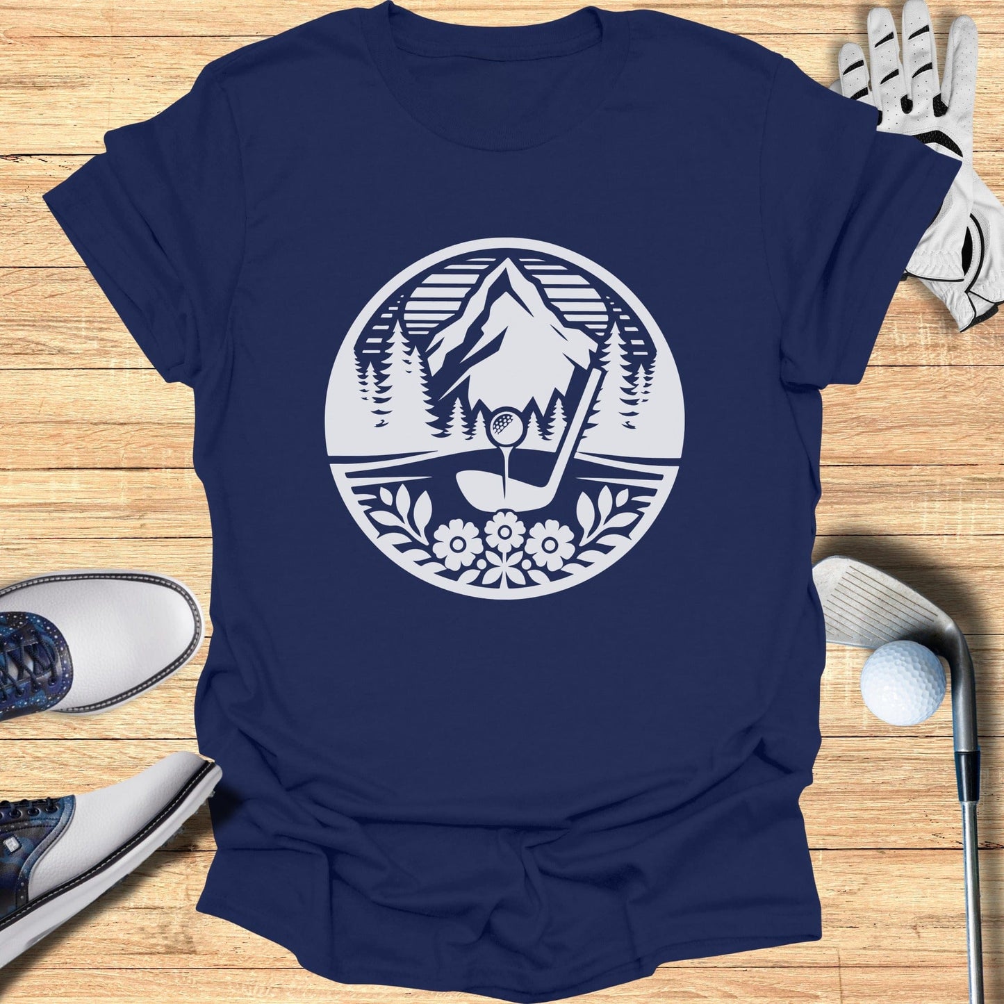 Scenic Mountain Golf Course Graphic Tee
