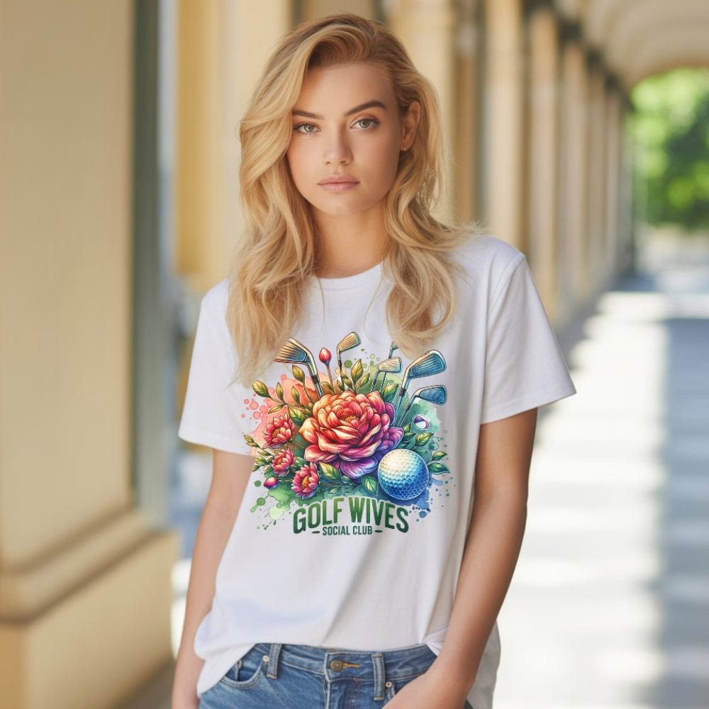 Golf Wives Social Club T-Shirt - Funny Golf Tee by Swing Epic