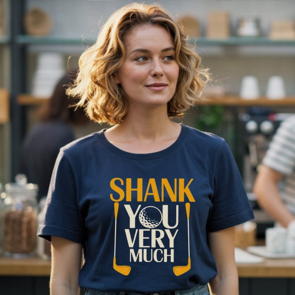 Shank You Very Much T-Shirt - Funny Golf Tee by Swing Epic