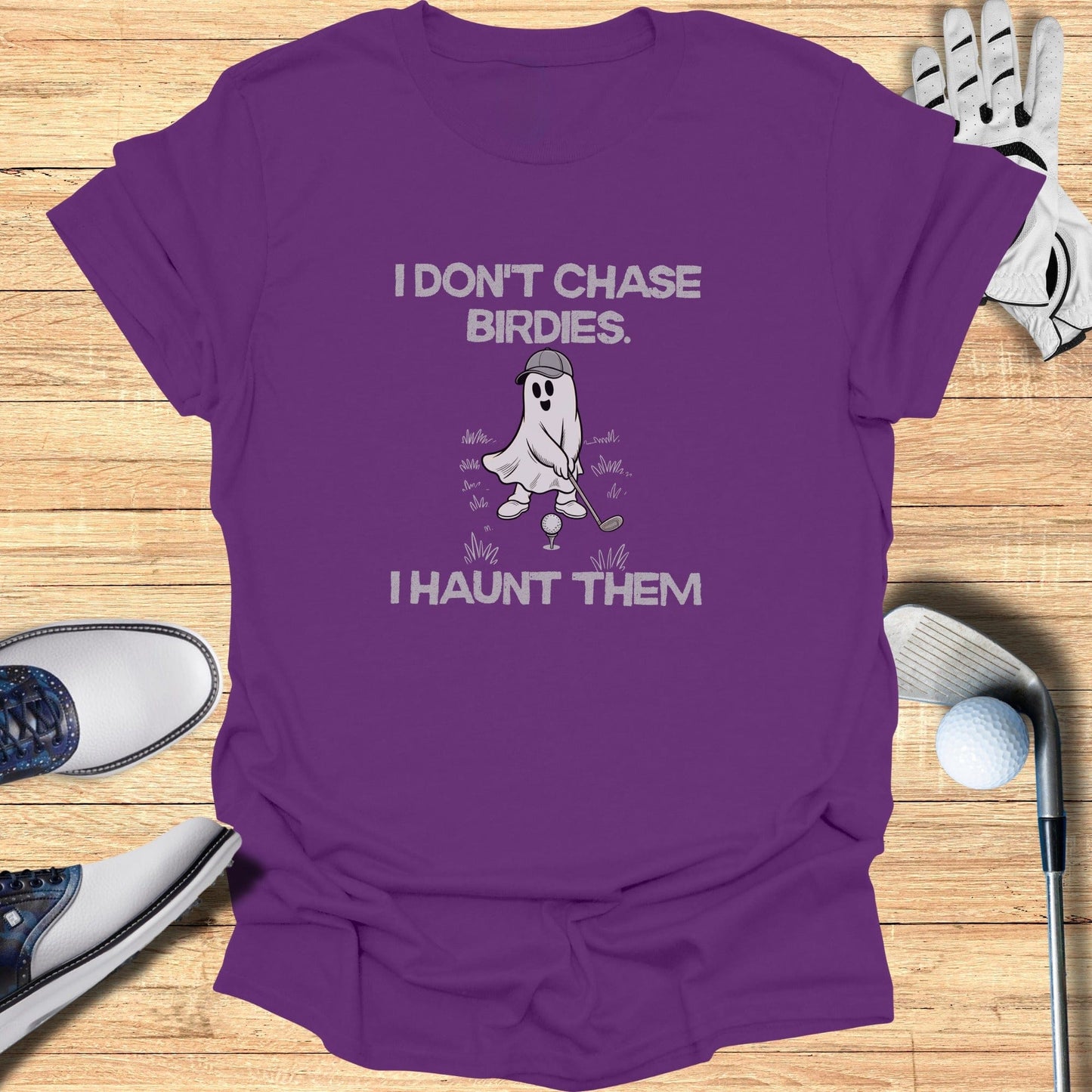 I Haunt Birdies T-Shirt - Funny Golf Tee by Swing Epic