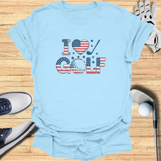 I Love Golf T-Shirt - Funny Golf Tee by Swing Epic