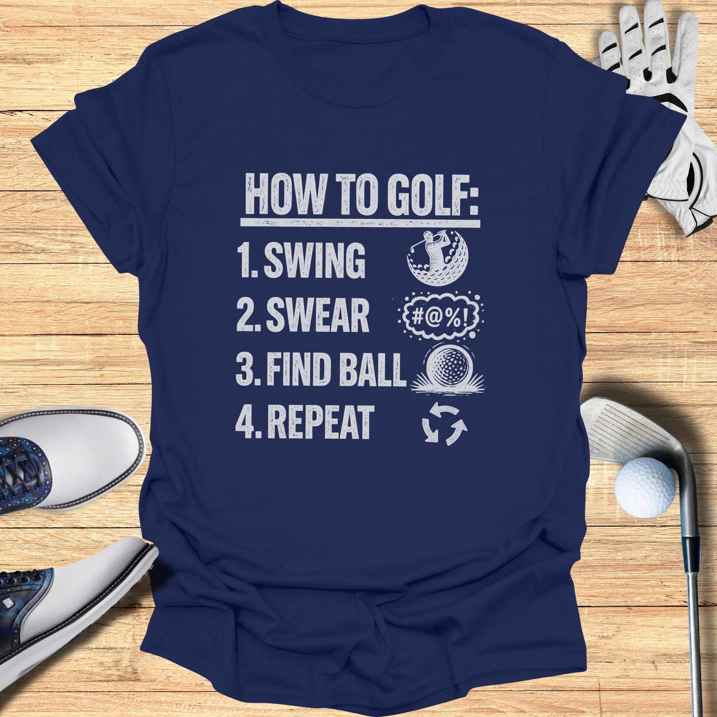 How To Golf T-Shirt