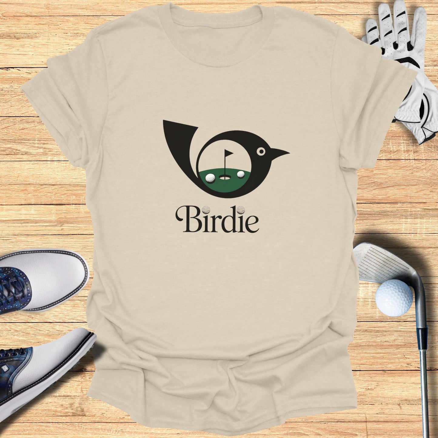 Birdie Graphic Golf Themed Casual Wear Shirt Product