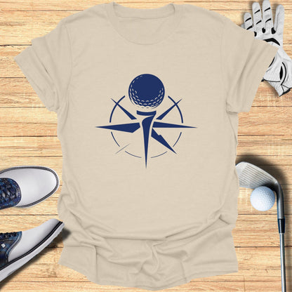 Golf Ball Design T-shirt for Sports Enthusiasts