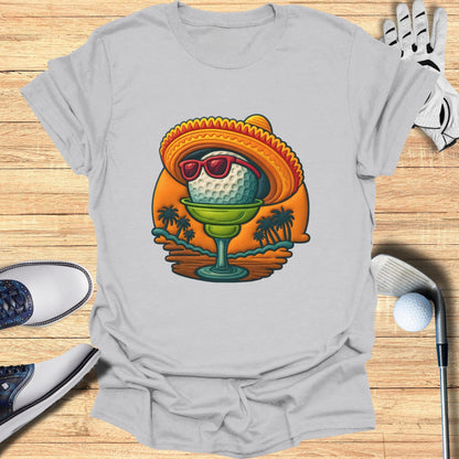 Golf Ball Margarita Tropical Design T-shirt product