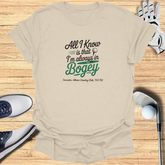 Always in Bogey T-Shirt - Funny Golf Tee by Swing Epic