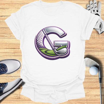 Stylish Graphic Tee with Golf Club Design Shirt