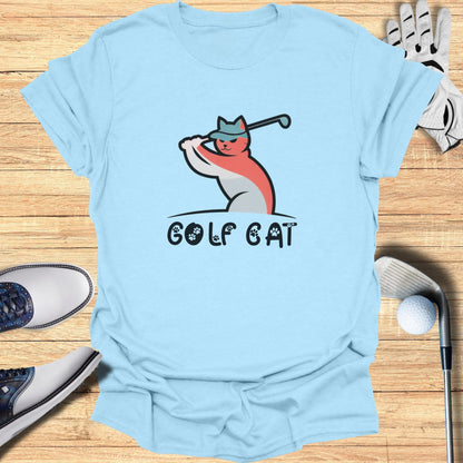 Golf Cat T-Shirt - Funny Golf Tee by Swing Epic
