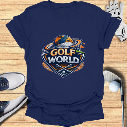 Golf World Design Shirt for Sports Enthusiasts